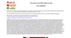 Desktop Screenshot of fpdl.com